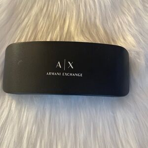AX Armani Exchange, hard clam  shell glasses / sunglass case